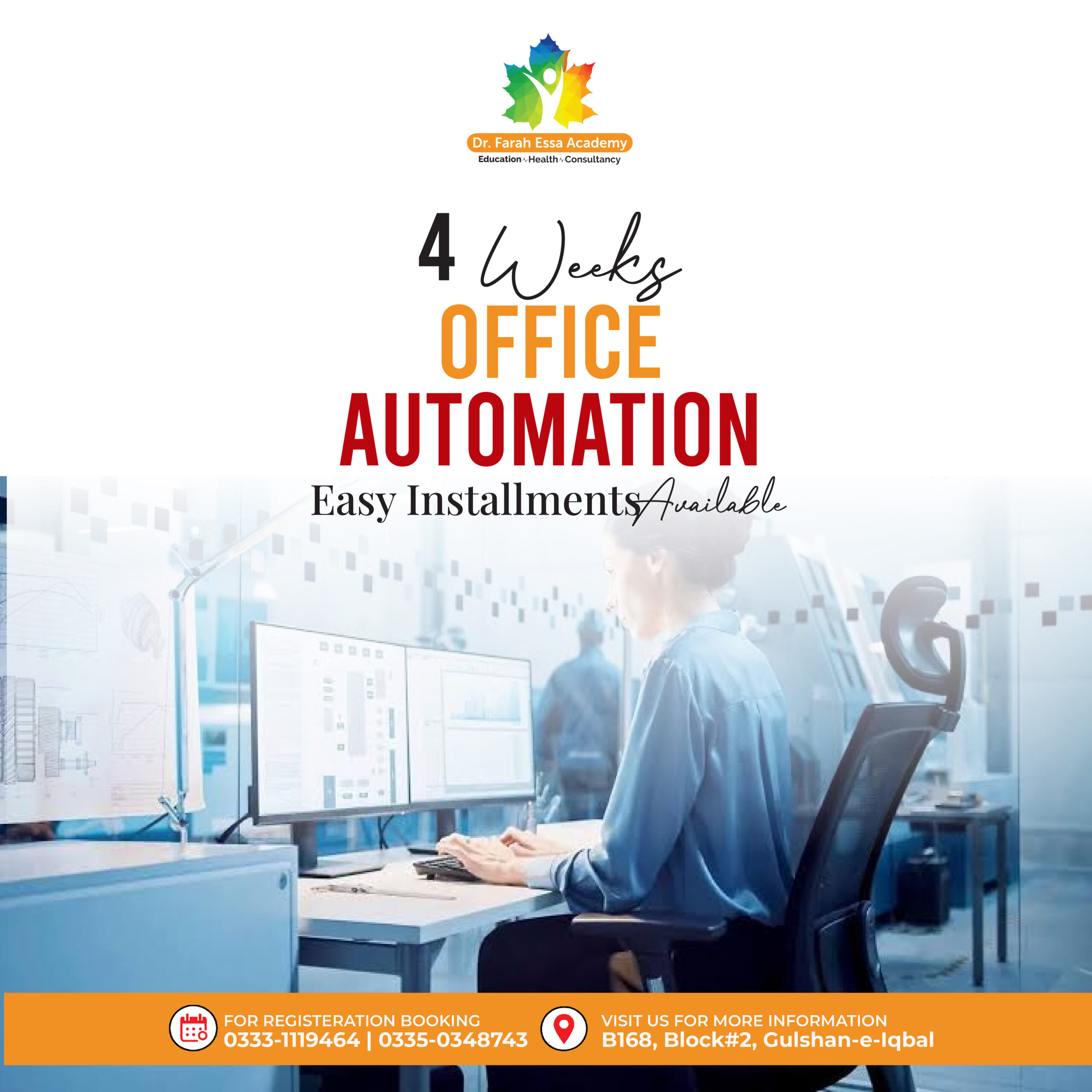 Office Automation course at Dr. Farah Essa Academy